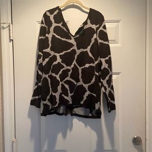 LANE BRYANT zipper back sweater